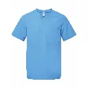 mens-scrubs-limitless-stretch-tunic-ceil-blue-front-NN200.webp