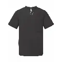 mens-scrubs-limitless-stretch-tunic-black-front-NN200.webp