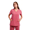 womens-scrubs-invincible-stretch-tunic-calm-pink-lifestyle-NN310.webp
