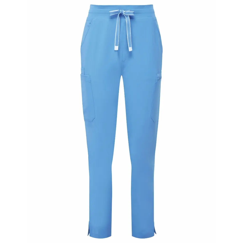 womens-scrubs-relentless-stretch-cargo-pants-ceil-blue-front-NN600.webp