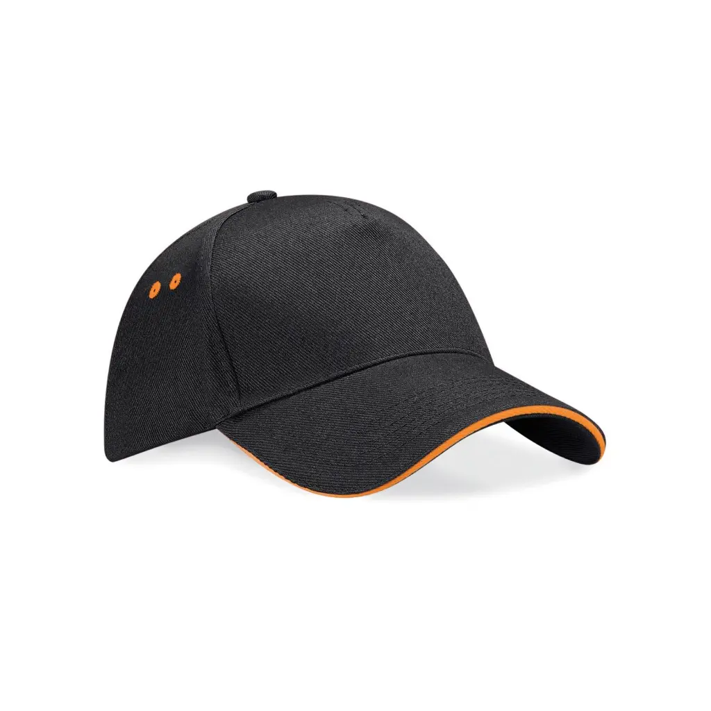5-panel-sandwich-cap-black-orange-front-BC15C.webp