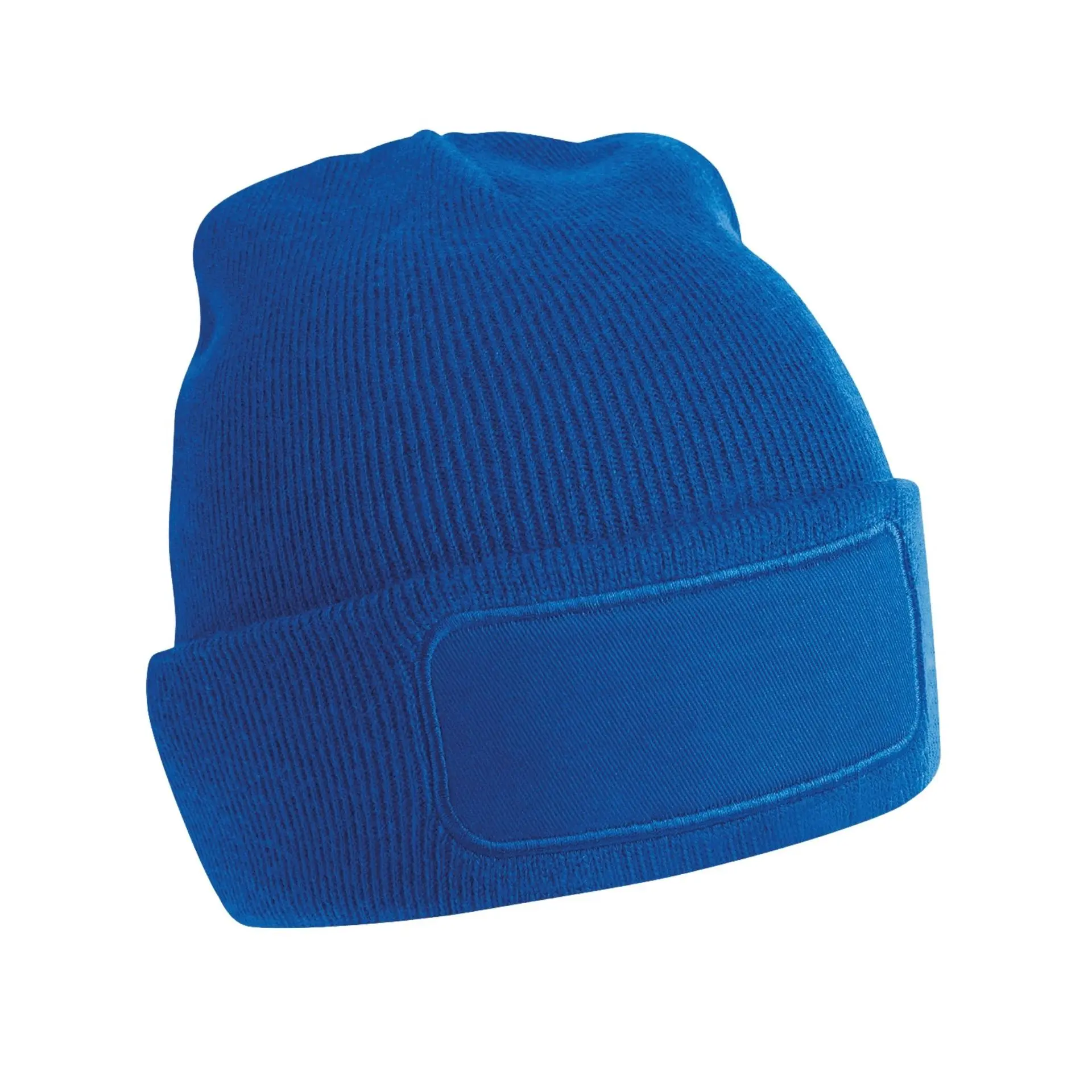 patch-beanie-royal-blue-front-BC445.webp