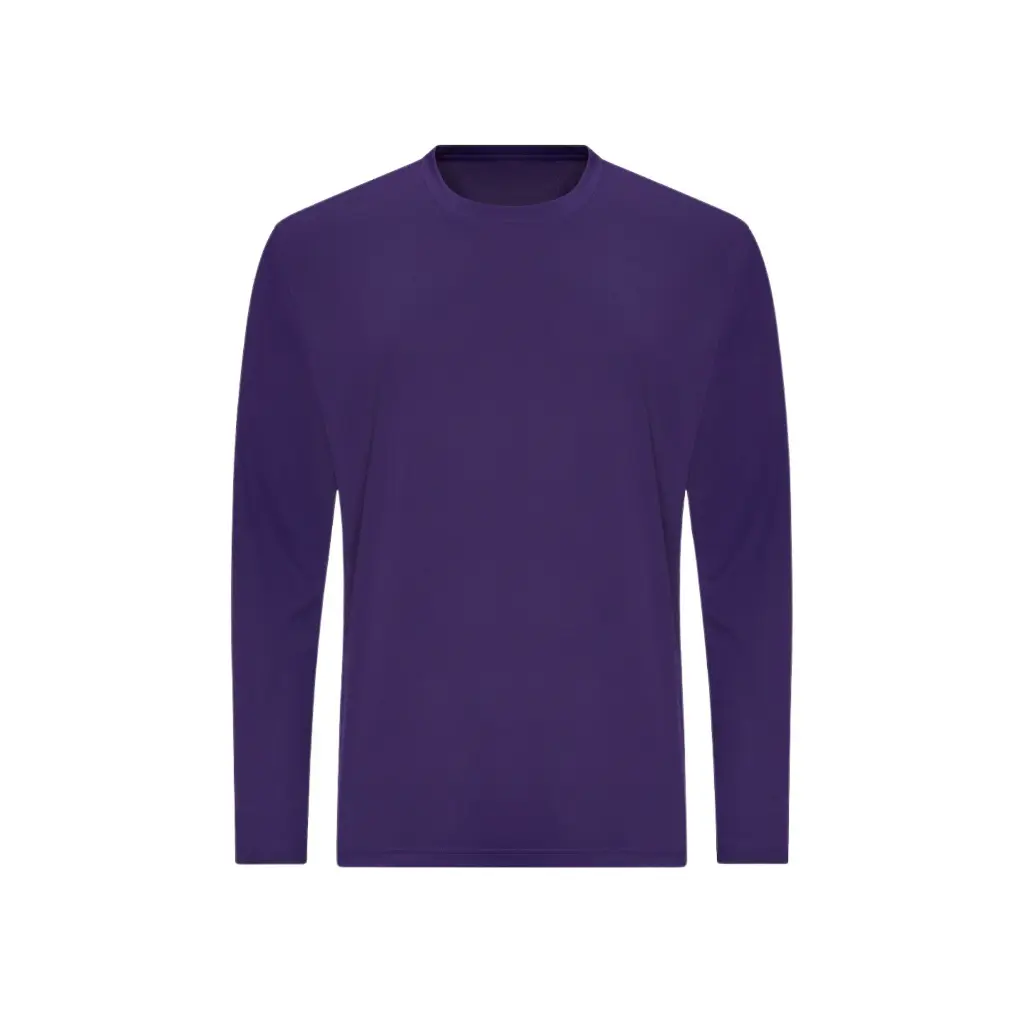 mens-long-sleeve-performance-tee-purple-front-JC002.webp
