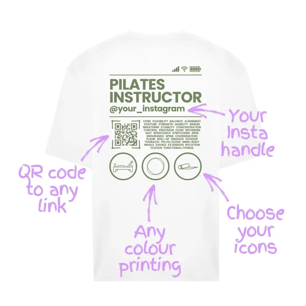Pilates Instructor Oversized Tee