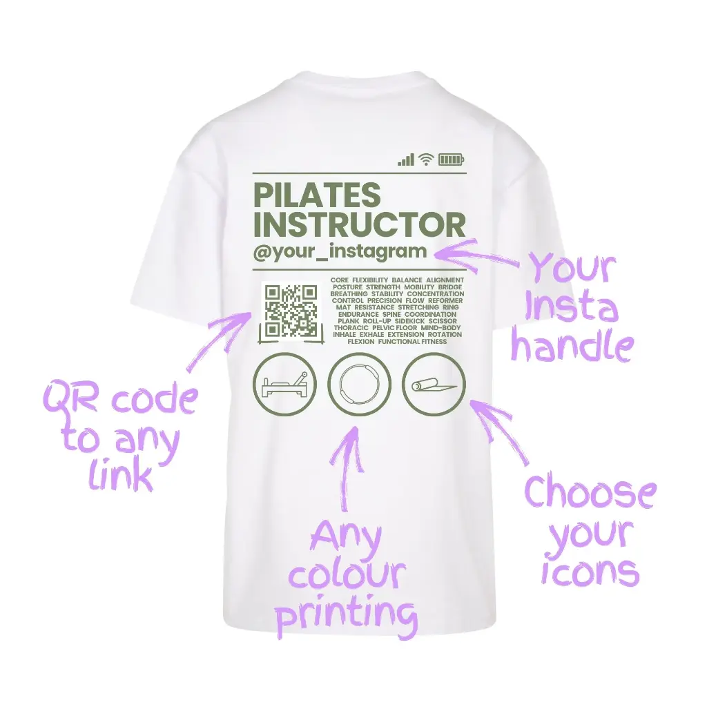 Pilates Instructor Oversized Tee